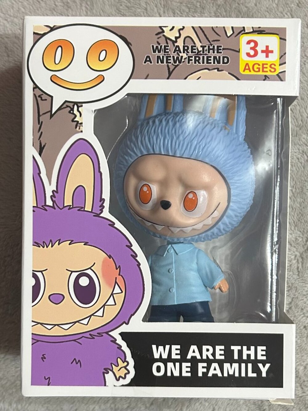 We Are The One Family Blue Monster Vinyl Figure Toy